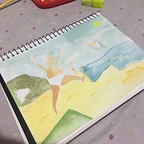 Meu projeto do curso: Sketchbook experimental: encontre seu estilo de desenho. Ilustração tradicional, Esboçado, Criatividade, Desenho, Pintura em aquarela, Sketchbook, e Pintura guache projeto de Raquel Machado - 17.01.2022