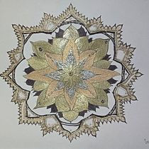 Meu projeto do curso: A arte de desenhar mandalas: crie padrões geométricos. Drawing & Ink Illustration project by Victor Louvisi - 01.04.2022