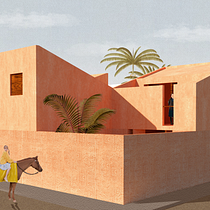 Meu projeto do curso: Representação gráfica de projetos arquitetônicos. Un projet de Architecture, Design graphique, Architecture d'intérieur, Design d'intérieur, Pa, sagisme, Collage, Architecture numérique et Illustration architecturale de Beatriz Ribeiro - 15.01.2022