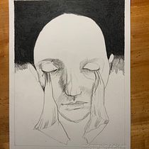 My project in Chiaroscuro Creative Portrait with Pencils course. Un projet de Illustration traditionnelle, Dessin au cra, on, Dessin de portrait, Dessin artistique, Dessin aux cra , et ons de couleur de Nathalie - 17.01.2022
