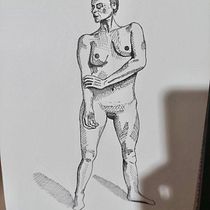 My project in Figure Drawing for Beginners course. Fine Arts, Sketching, Pencil Drawing, Drawing, Realistic Drawing, and Figure Drawing project by Nerea Folo - 01.17.2022