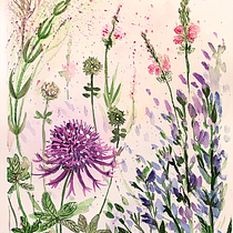 My project in Artistic Floral Watercolor: Connect with Nature course. Ilustração tradicional, Pintura, Pintura em aquarela e Ilustração botânica projeto de Rasa Puzinaite - 21.06.2022