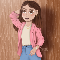 Mi Proyecto del curso: Creación de personajes femeninos estilo cartoon con Procreate. Traditional illustration, Digital Illustration, and Digital Drawing project by Laura Orellanos Montalván - 01.17.2022