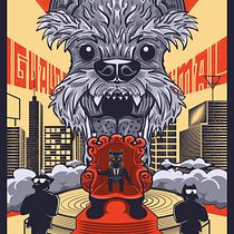 Schnauzer Dictador - Mi Proyecto del curso: Ilustración vectorial: más volumen y rock and roll. Traditional illustration, Vector Illustration, Poster Design, and Digital Illustration project by Marco Vásquez - 01.15.2022