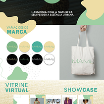 Meu projeto do curso: Design de logos: do conceito à apresentação - Cliente: Mamu. Design, Br, ing e Identidade, Design gráfico, e Design de logotipo projeto de Raphael Floresta - 09.01.2021
