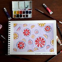 Mi Proyecto del curso: Colores en acuarela: descubre tu personalidad cromática. Un progetto di Illustrazione tradizionale, Belle arti, Pittura, Pittura ad acquerello e Teoria del colore di Adriana Salgado - 14.01.2022