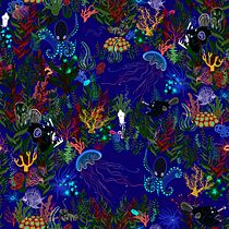 My project in Digital Pattern Illustration Inspired by Flora and Fauna course. Un progetto di Illustrazione tradizionale, Pattern design, Disegno, Illustrazione digitale e Illustrazione botanica di chloe.d.murphy - 18.01.2022