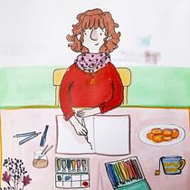 My project in Exploratory Sketchbook: Find Your Drawing Style course. Ilustração tradicional, Esboçado, Criatividade, Desenho, Pintura em aquarela, e Sketchbook projeto de Robyn Hepburn - 14.01.2022
