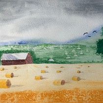 My project in Watercolor Landscapes: Experimental Tools and Techniques course. Projekt z dziedziny  Sztuki piękne,  Malarstwo i Malowanie akwarelą użytkownika monica.jarnkvist - 18.01.2022