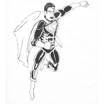 Meu projeto do curso: Ilustração para quadrinhos: a anatomia de um super-herói. Un progetto di Illustrazione tradizionale, Character design, Fumetto, Disegno a matita e Disegno anatomico di nicolaspfreitas - 18.01.2022
