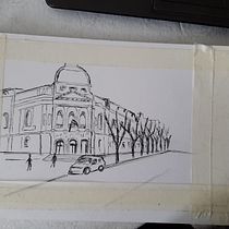 Mi Proyecto del curso: Dibujo arquitectónico con acuarela y tinta. Sketching, Drawing, Watercolor Painting, Architectural Illustration, Sketchbook, Ink Illustration, and Traditional illustration project by Pamela Bardy - 01.19.2022