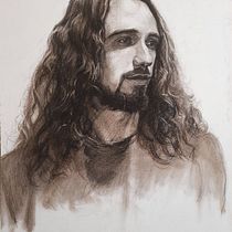 My project in Realistic Portrait with Graphite Pencil course. Traditional illustration, Fine Arts, Sketching, Pencil Drawing, Drawing, Portrait Drawing, Realistic Drawing, Artistic Drawing, and Figure Drawing project by Anna Abaieva - 01.19.2022