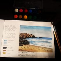 Mi Proyecto del curso: Cuaderno de viaje en acuarela por Alessandra Pinto. Traditional illustration, Watercolor Painting, Architectural Illustration, and Sketchbook project by Alessandra Pinto Apaza - 01.19.2022
