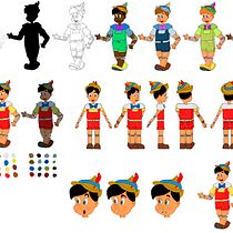 Meu projeto do curso: Design de personagens para animação com Photoshop. Animation, Character Design, and Character Animation project by Leonardo Silva Oliveira - 01.19.2022