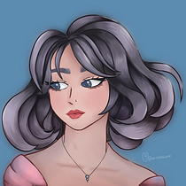 Meu projeto do curso: Retrato de personagens femininas com Procreate. Projekt z dziedziny Trad, c, jna ilustracja, Ilustracja c, frowa, R, sunek c i frow użytkownika Graziela Hatano - 17.01.2022