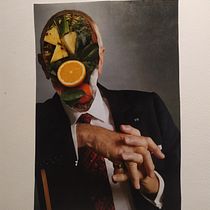 My project in Geometric Collage without Anaesthesia course. Fine Arts, Collage, and Paper Craft project by ELENI PAPAIOANNOU - 01.19.2022