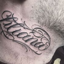 My project in Freehand Cursive Lettering Tattoos course. Lettering, e Desenho de tatuagens projeto de atimarkus - 19.01.2022