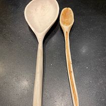 Mijn project van de cursus: Lepels snijden uit hout. Artesanato, Design de produtos, DIY, e Marcenaria projeto de Nathalie Callens - 19.01.2022