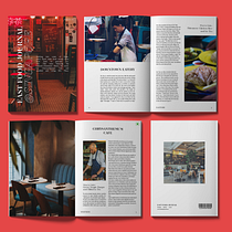 Editorial Design: East Food Journal. Un progetto di Design, Design editoriale, Graphic design e Tipografia di umirayeah - 19.01.2022