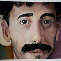 Mon projet du cours : Portrait réaliste à la craie pastel. Traditional illustration, Fine Arts, Drawing, Portrait Drawing, and Realistic Drawing project by nolwenn.razer - 01.19.2022