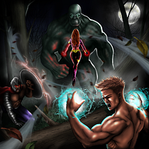 Mi Proyecto del curso: Ilustración digital de fantasía y ciencia ficción. Traditional illustration, and Digital Illustration project by Jairo Sanchez - 01.19.2022