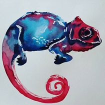Mon projet du cours : Techniques expérimentales d’aquarelle pour débutants. Traditional illustration, Fine Arts, Watercolor Painting, and Naturalistic Illustration project by domlyon - 12.27.2021