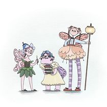 My project in Illustrated Characters Factory course. Traditional illustration, Character Design, Digital Illustration, Children's Illustration, and Narrative project by Victoria Golubeva - 01.18.2022