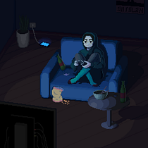 Il mio progetto del corso: Introduzione al character design in pixel art. Un progetto di Character design, Videogiochi, Pixel art e Progettazione di videogiochi di Alice Ortolan - 19.01.2022