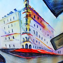 Mi Proyecto del curso: Dibujo arquitectónico con acuarela y tinta. Sketching, Drawing, Watercolor Painting, Architectural Illustration, Sketchbook & Ink Illustration project by Alessandro GR - 01.20.2022