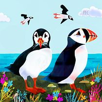 My project in Playful Animal Illustration with Photoshop course. Traditional illustration, and Digital Illustration project by gill.bloxham - 01.20.2022