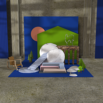 Nordic spring  - My project in Abstract Compositions with Cinema 4D course. Un projet de 3D, Modélisation 3D , et Conception 3D de excentrida - 20.01.2022