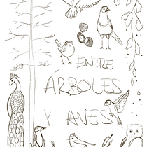Entre Árboles y Aves (Campo Grande de Valladolid) Ein Projekt aus dem Bereich Design, Traditionelle Illustration, Grafikdesign, Zeichnung, Plakatdesign und Kinderillustration von Nathan - 20.01.2022
