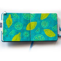 My project in Botanical Patterns in a Sketchbook: Conquer the Blank Page course. Ilustração tradicional, Pattern Design, Ilustração botânica, e Sketchbook projeto de Anna Grabowska-Krupa - 20.01.2022