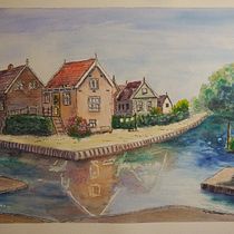 My project in Architectural Sketching with Watercolor and Ink course. Sketching, Drawing, Watercolor Painting, Architectural Illustration, Sketchbook & Ink Illustration project by Kina Joubert - 01.20.2022