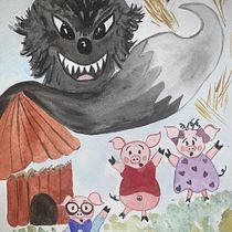 Mi Proyecto del curso: Introducción a la ilustración infantil. Traditional illustration, Fine Arts, Painting, Pencil Drawing, Drawing, Watercolor Painting, Children's Illustration, and Narrative project by Mildrette Lilian Davey Olórtegui - 01.20.2022