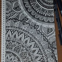Mi Proyecto del curso: El arte de dibujar mandalas: crea patrones geométricos. Drawing, Ink Illustration, and Design project by andrutello123 - 01.20.2022