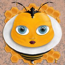 Queen Bee. Traditional illustration, Drawing, Digital Illustration, and Digital Drawing project by Mercedes del Río - 01.21.2022