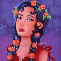 Mi Proyecto del curso: Retratos digitales de fantasía con Photoshop. Traditional illustration, Drawing, Digital Illustration, Portrait Drawing, Digital Drawing, and Digital Painting project by Micaela Munoz - 01.01.2020
