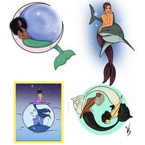 My project in Custom Tattoo Design with Procreate course. Ilustração tradicional, Design gráfico, Desenho, Ilustração digital, Desenho de tatuagens, e Desenho digital projeto de Vania Odalys - 08.03.2022