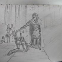 Mon projet du cours : Principes fondamentaux pour dessiner des personnes à partir de l'imagination. Sketching, and Pencil Drawing project by Damien Hervé - 01.21.2022