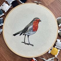 My project in Painting with Thread: Textile Illustration Techniques course. Ilustração tradicional, Bordado, e Design têxtil projeto de Imroze Albert - 21.01.2022