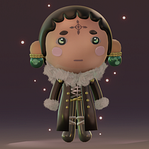 Mi Proyecto del curso: Creación de personajes kawaii en 3D con Blender  Ein Projekt aus dem Bereich Traditionelle Illustration, Design von Figuren, Digitale Illustration, 3-D-Modellierung und Manga von pao_rz - 18.01.2022