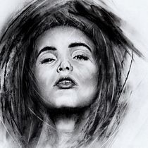 My project in Artistic Charcoal Portraiture: Creating Atmosphere course. Ilustração tradicional, Artes plásticas, Desenho, Desenho de retrato, Desenho realista, e Desenho artístico projeto de kathrynga - 22.01.2022