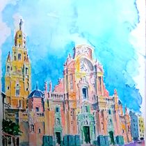 Mi Proyecto del curso: Dibujo arquitectónico con acuarela y tinta. Sketching, Drawing, Watercolor Painting, Architectural Illustration, Sketchbook & Ink Illustration project by Benjamín Martínez Ortí - 01.22.2022