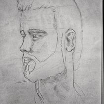 Il mio progetto del corso: Ritratto su blocco da disegno: esplora il volto umano. Un progetto di Bozzetti, Disegno, Disegno di ritratti, Disegno artistico e Sketchbook di Sara Mercuri - 22.01.2022