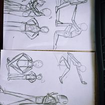 Mi Proyecto del curso: Dibujo anatómico para principiantes. Fine Arts, Sketching, Pencil Drawing, Drawing, Realistic Drawing, and Figure Drawing project by Gabriela Torres Martinez - 01.22.2022
