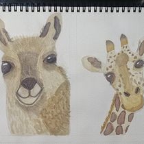 Mi Proyecto del curso: Técnicas experimentales de acuarela para principiantes. Traditional illustration, Fine Arts, Watercolor Painting, and Naturalistic Illustration project by Andreina - 01.23.2022
