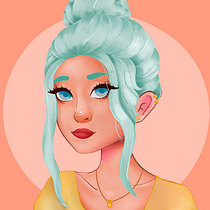 Meu projeto do curso: Retrato de personagens femininas com Procreate. Projekt z dziedziny Trad, c, jna ilustracja, Ilustracja c, frowa, R, sunek c i frow użytkownika Livia Maria Baungartner de Almeida - 22.01.2022