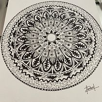 Mi Proyecto del curso: El arte de dibujar mandalas: crea patrones geométricos. Drawing & Ink Illustration project by Tania Gallardo Ramírez - 01.23.2022