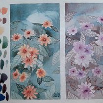 My project in Creation of Color Palettes with Watercolor course. Un progetto di Illustrazione tradizionale, Belle arti, Pittura, Pittura ad acquerello e Teoria del colore di Lilija Markevič - 23.01.2022